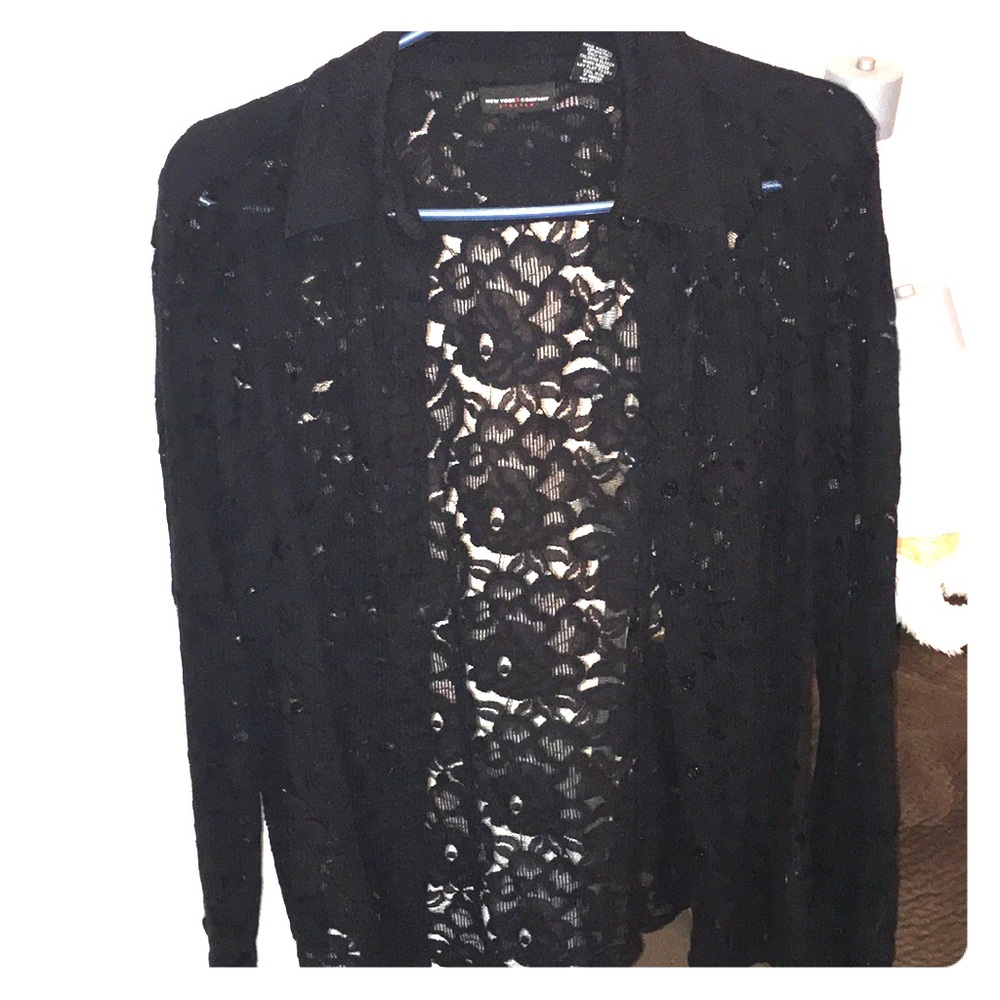 Black laced shirt